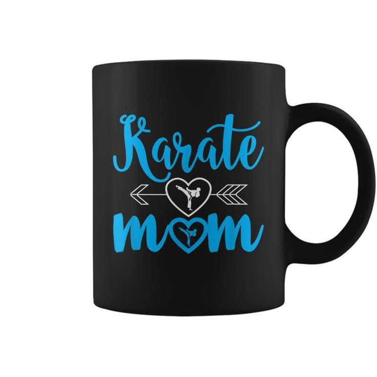 Karate Mom Funny Proud Karate Mom Graphic Design Printed Casual Daily Basic Coffee Mug
