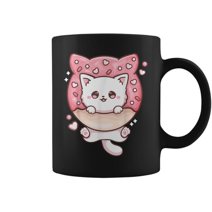 Kawaii Cat Donut Anime Lover Otaku Coffee Mug