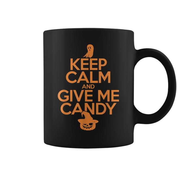 Keep Calm And Give Me Candy Trick Or Treat Halloween  Coffee Mug