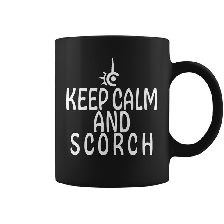 Keep Calm And Scorch Ff14 Red Mage Coffee Mug