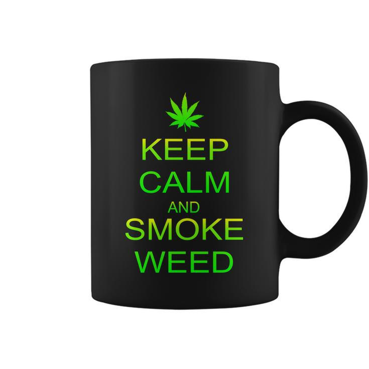 Keep Calm And Smoke Weed Coffee Mug