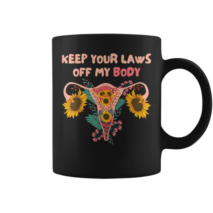 Keep Your Laws Off My Body Pro Choice Feminist Rights V2 Coffee Mug