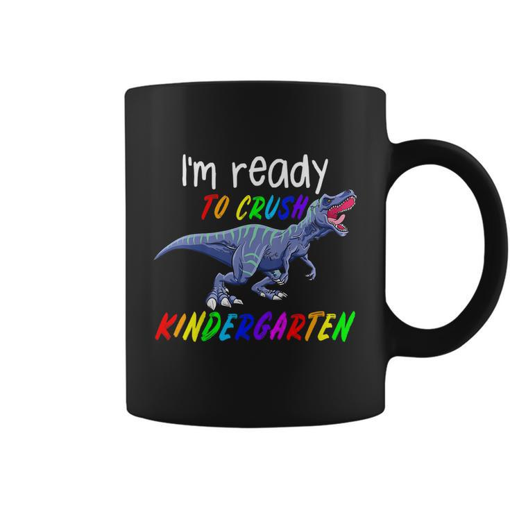 Kids 1St Day Of Kindergarten Trex Dinosaur Gift Kids Coffee Mug