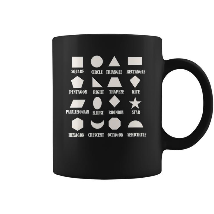 Kids Geometric Shapes Cute Kids Gift Coffee Mug