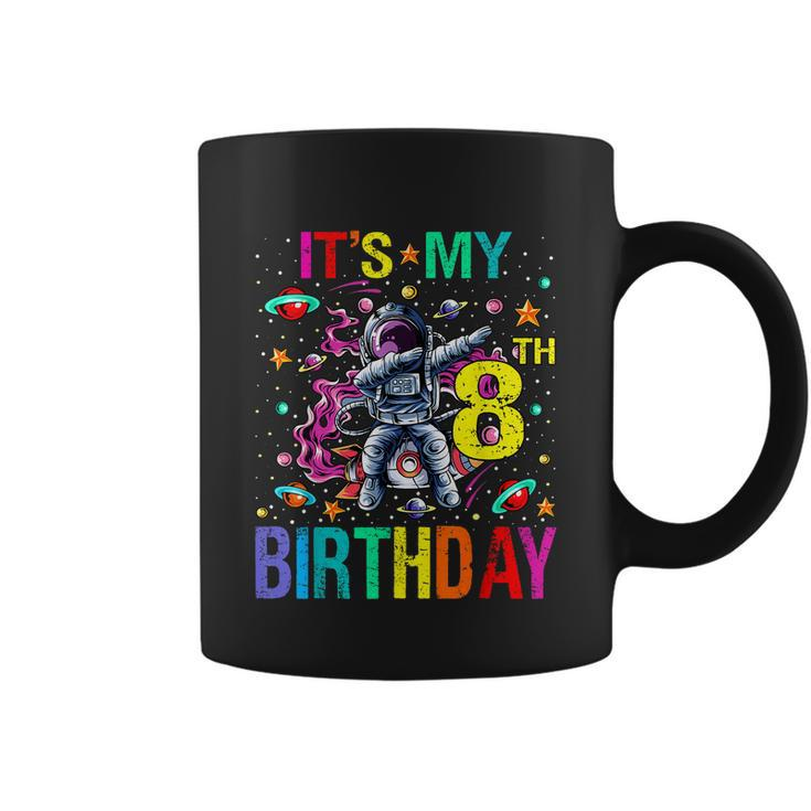 Kids Its My 8Th Birthday Astronaut Space Coffee Mug