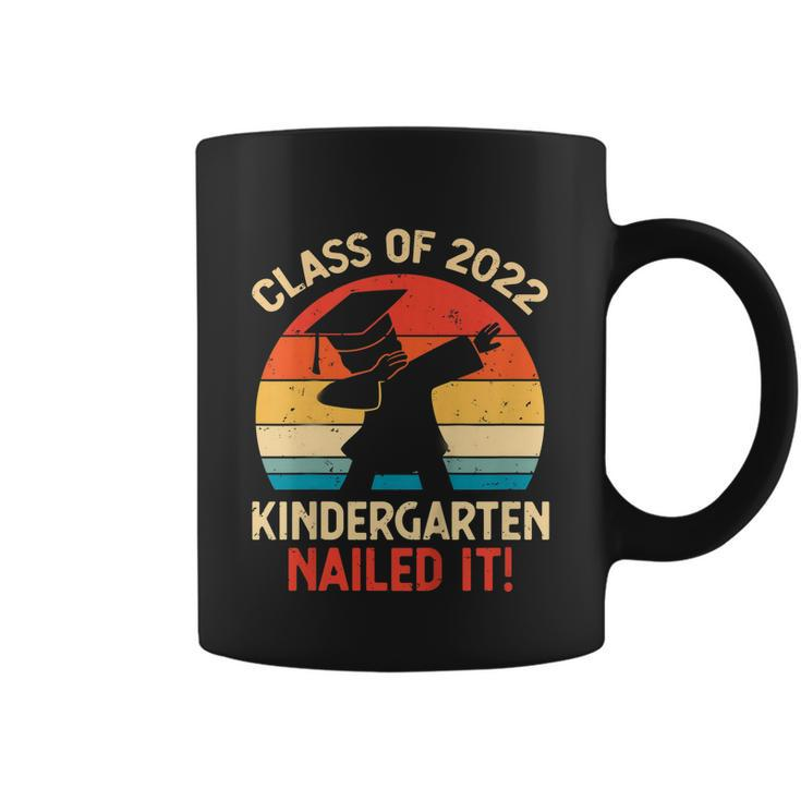 Kids Kindergarten Graduation Dabbing Boy Class Of 2022 Nailed It Coffee Mug