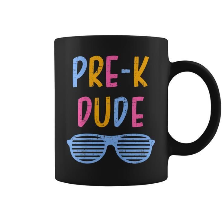 Kids Pre-K Dude Back To School For First Day Of Preschool Kids  Coffee Mug