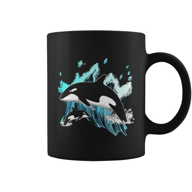 Killer Whale Ocean Lover Gift Idea Men Boys Kids Orca Great Gift Coffee Mug