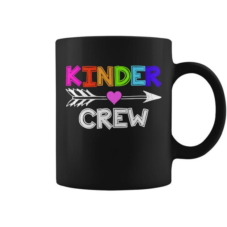 Kinder Crew Kindergarten Teacher Tshirt Coffee Mug