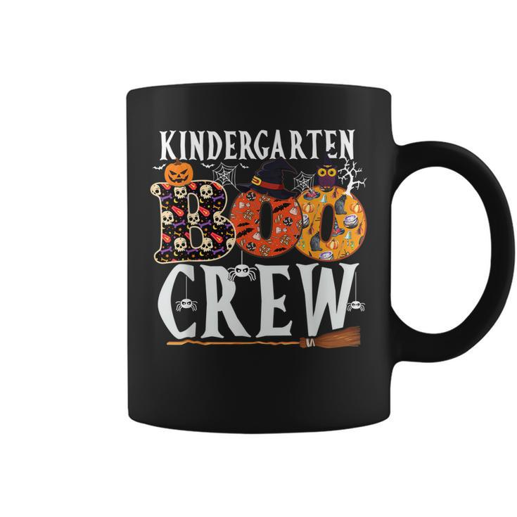 Kindergarten Boo Crew Teachers Halloween Costume Funny  Coffee Mug