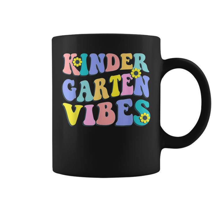 Kindergarten Vibes First Day Back To School Teacher Students  V2 Coffee Mug