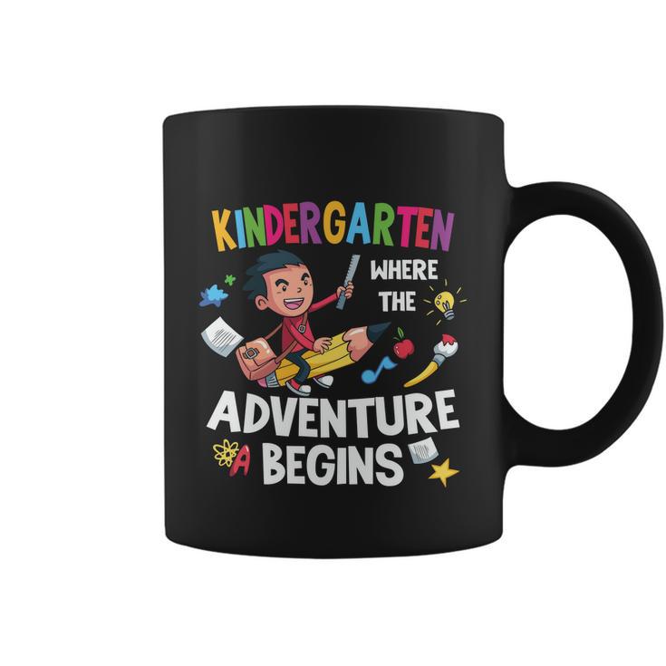 Kindergarten Where The Adventure Begins Back To School V2 Coffee Mug