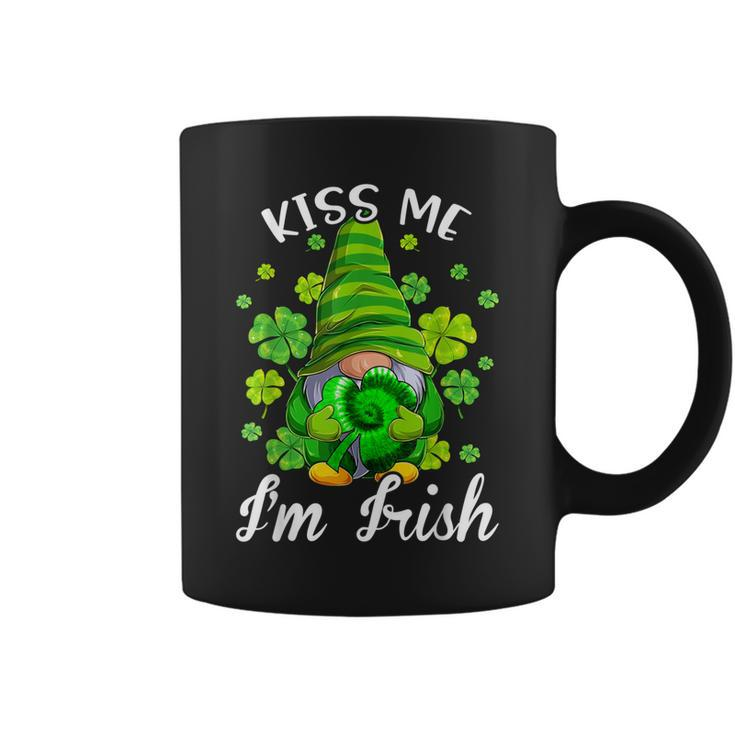 Kiss Me Im Irish Tie Dye Gnome St Patricks Day  Coffee Mug