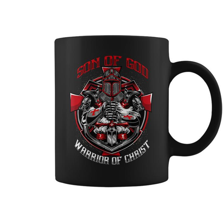 Knight Templar T Shirt - Son Of God Warrior Of Christ - Knight Templar Store Coffee Mug
