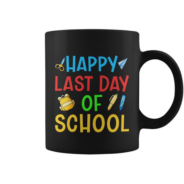 Last Day Of School Last Day School Happy Last Day Of School Funny Gift Coffee Mug