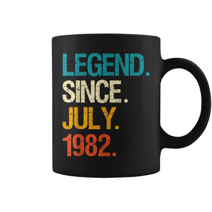 Legend Since July 1982 40 Year Old Bday 40Th Birthday  Coffee Mug