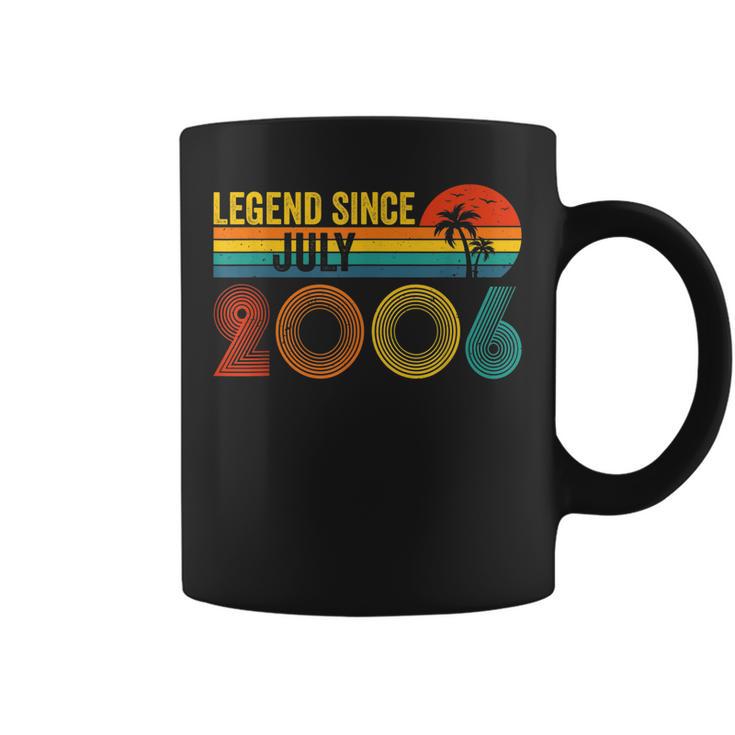 Legend Since July 2006 16Th Gifts Birthday 16 Years Old  Coffee Mug