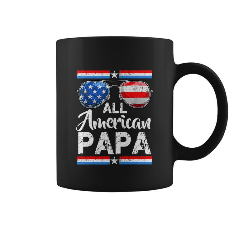 Leopard American Flag America Us 4Th Of July Coffee Mug
