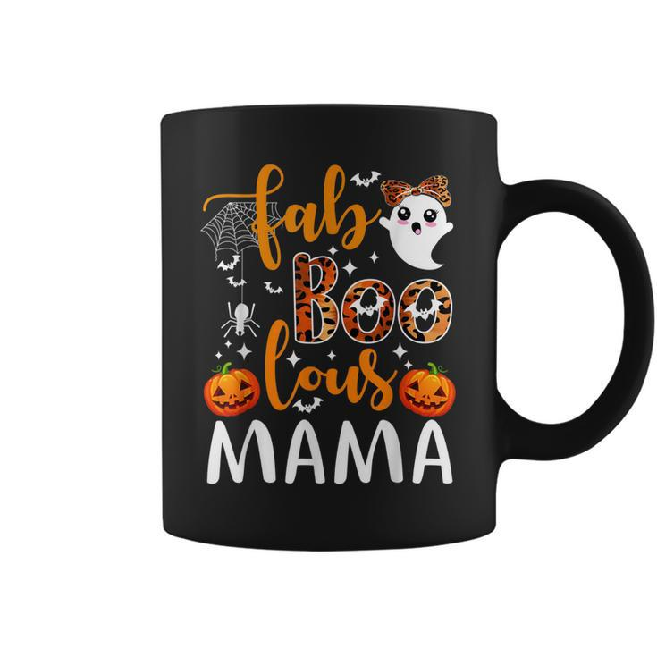 Leopard Fab Boo Lous Mama Spooky Mama Halloween Costume Gift  Coffee Mug