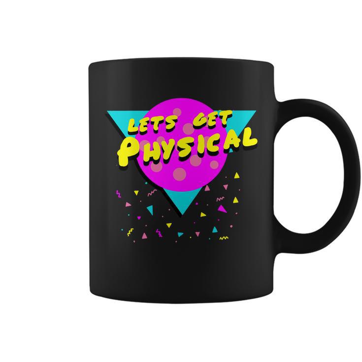 Lets Get Physical Retro S Coffee Mug