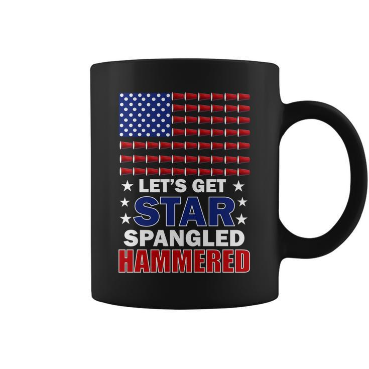 Lets Get Star Spangled Hammered Tshirt Coffee Mug