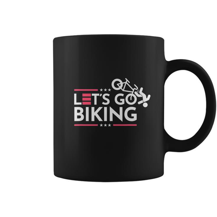 Lets Go Biking Joe Biden Joe Brandon Coffee Mug