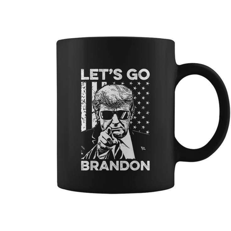 Lets Go Brandon Conservative Anti Liberal Us Flag Coffee Mug