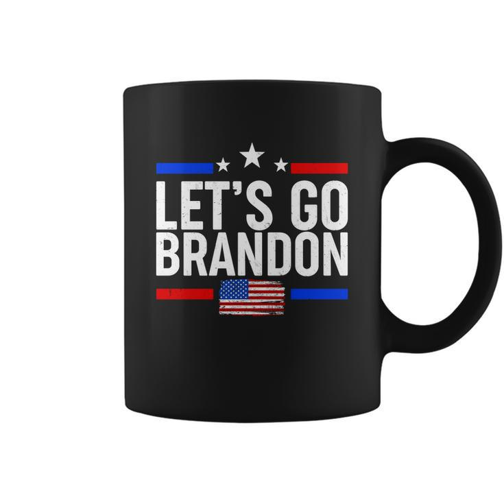 Lets Go Brandon Distress Usa Flag Fjb Chant Tshirt Coffee Mug