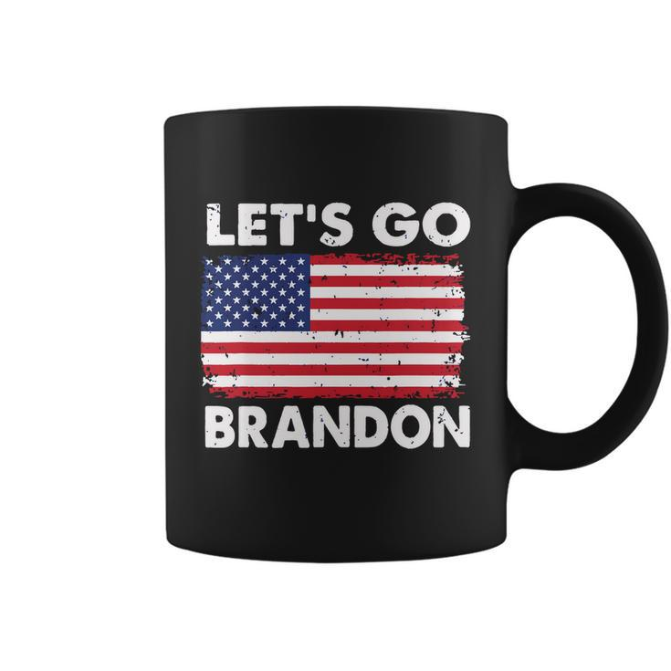 Lets Go Brandon  Lets Go Brandon Flag Tshirt Coffee Mug