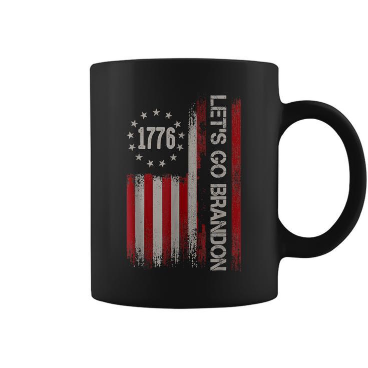Lets Go Brandon Lets Go Brandon Vintage Us Flag Patriots Men  Coffee Mug