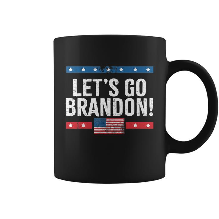 Lets Go Brandon Lets Go Brandon Vintage Us Flag Tshirt Coffee Mug
