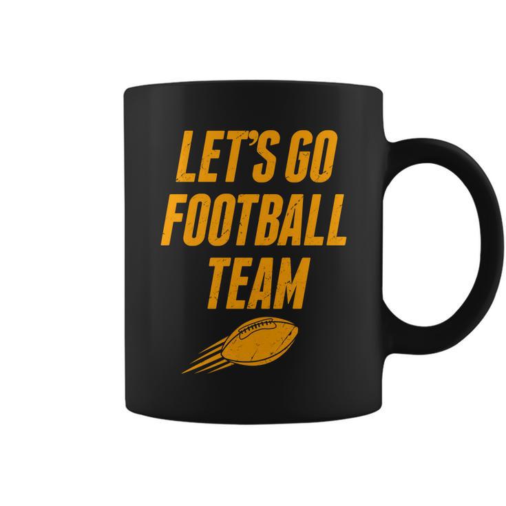 Lets Go Football Team Washington Football Fan Coffee Mug