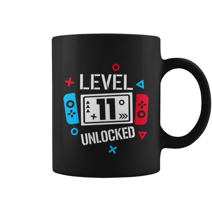 Level 11 Unlocked Birthday 11Th Birthday Boy Gamer 11 Years Old Gamer Coffee Mug