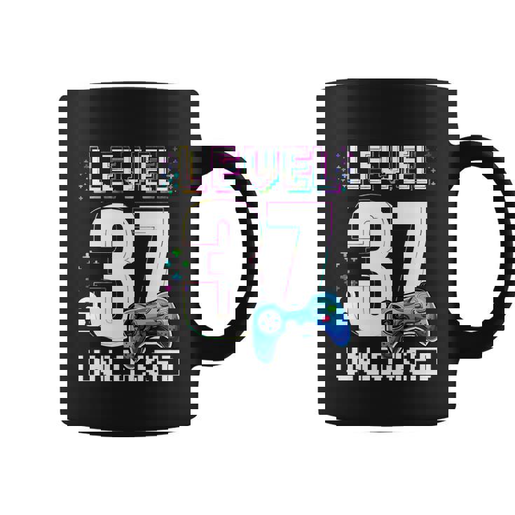 Level 37 Unlocked Video Game 37Th Birthday Boy Gamer Coffee Mug