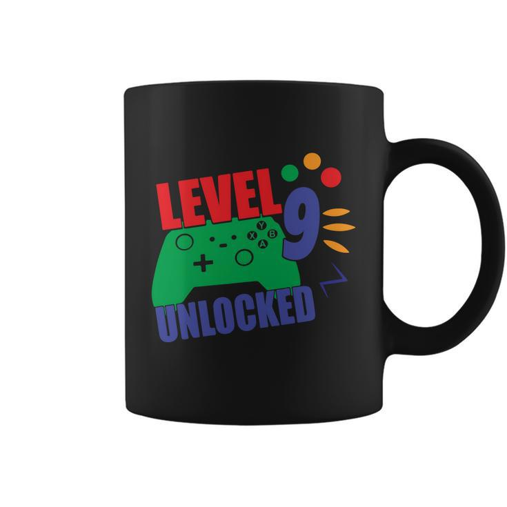 Level 9 Unlocked  9Th Gamer Video Game Birthday Video Game Graphic Design Printed Casual Daily Basic Coffee Mug