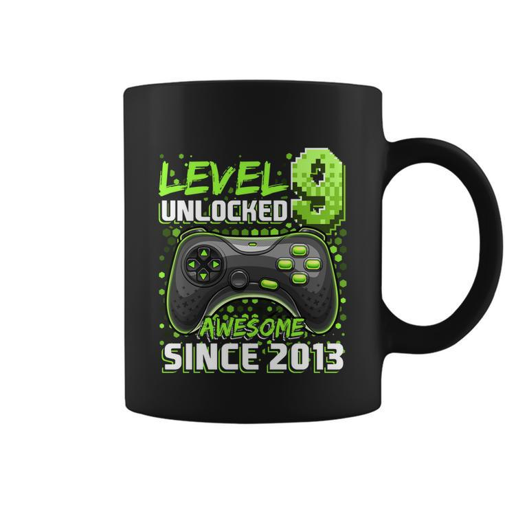 Level 9 Unlocked Awesome 2013 Video Game 9Th Birthday Gift V2 Coffee Mug