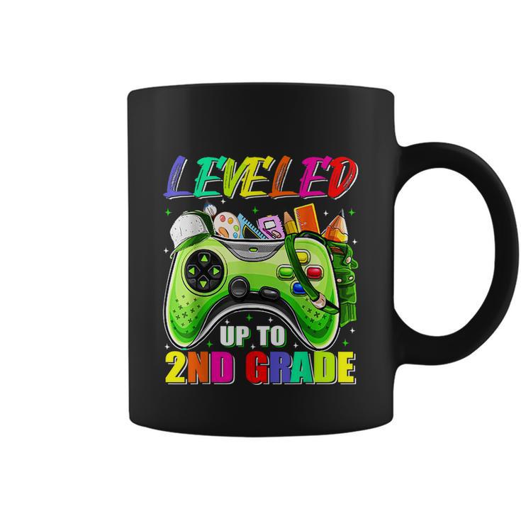 Leveled Up To 2Nd Grade Gamer Back To School First Day Boys Coffee Mug