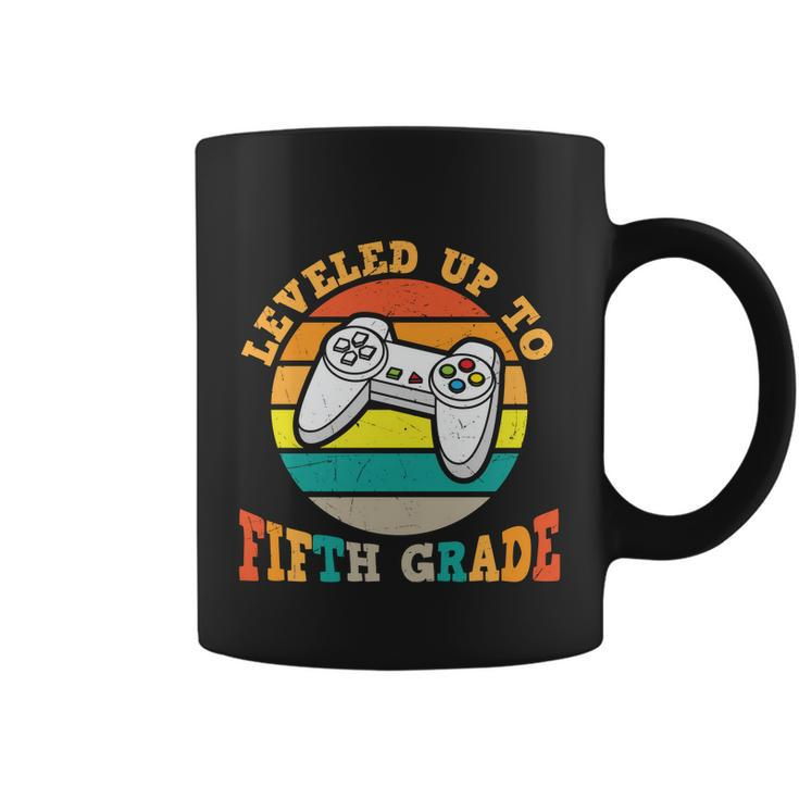 Leveled Up To 5Th Grade Back To School First Day Of School Coffee Mug