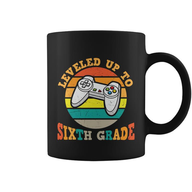 Leveled Up To 6Th Grade First Day Of School Back To School Coffee Mug