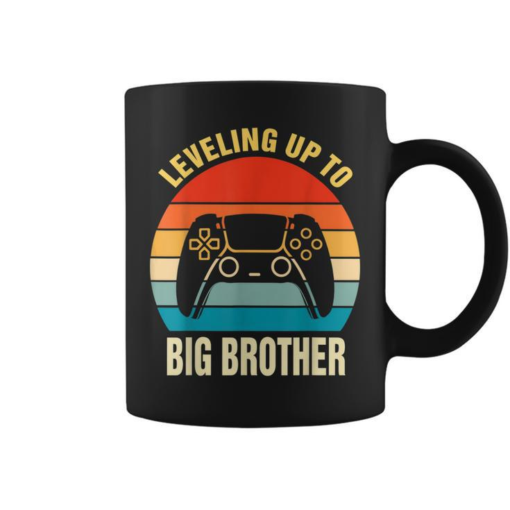 Leveling Up To Big Brother 2022 Funny Gamer Boys Kids Men  Coffee Mug