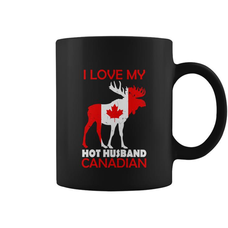 Lgbn I Love Husband Canadian Maple Leaf Animal Canada Day Coffee Mug