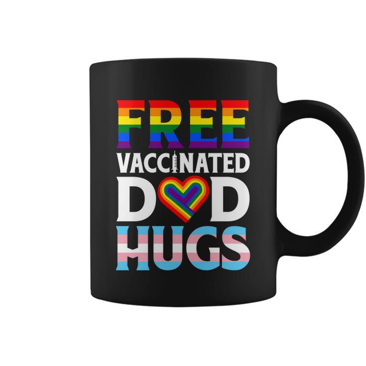 Lgbt Flag Proud Dad Free Dad Hugs Gay Lesbian Pride Rainbow Gift Coffee Mug