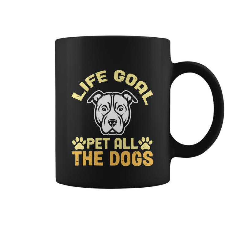 Life Goal Pet All The Dogs Nft Puppy Face Coffee Mug