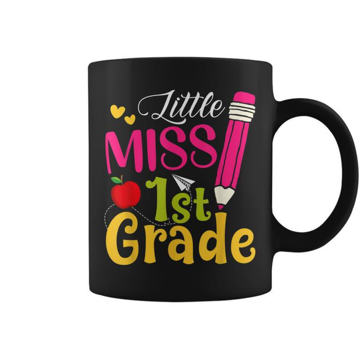 Little Miss 1St Grade Cute Back To School Hello First Grade  Coffee Mug