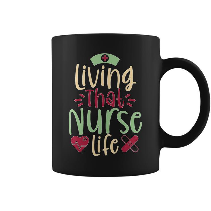 Living That Nurse Life Tshirt Coffee Mug