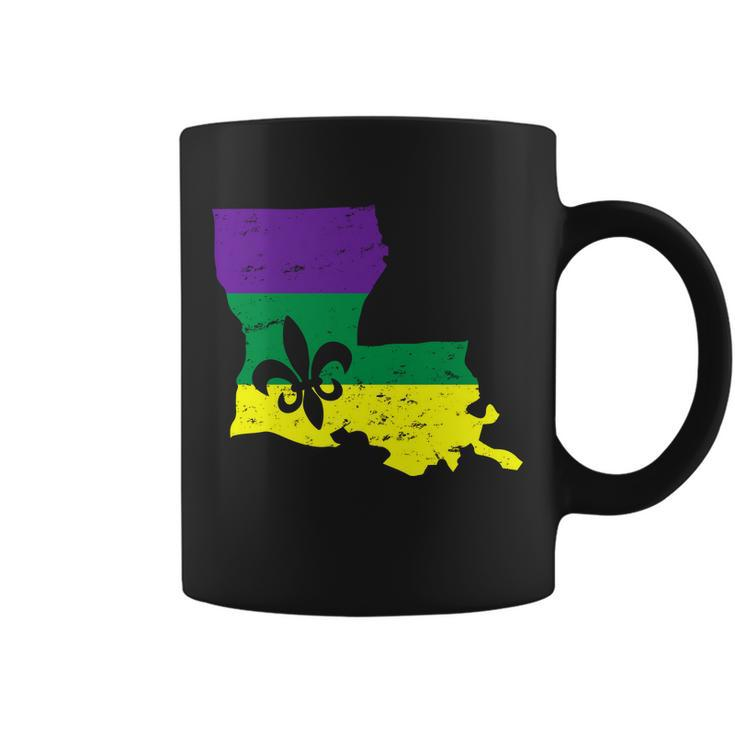 Louisiana Mardi Gras V2 Coffee Mug