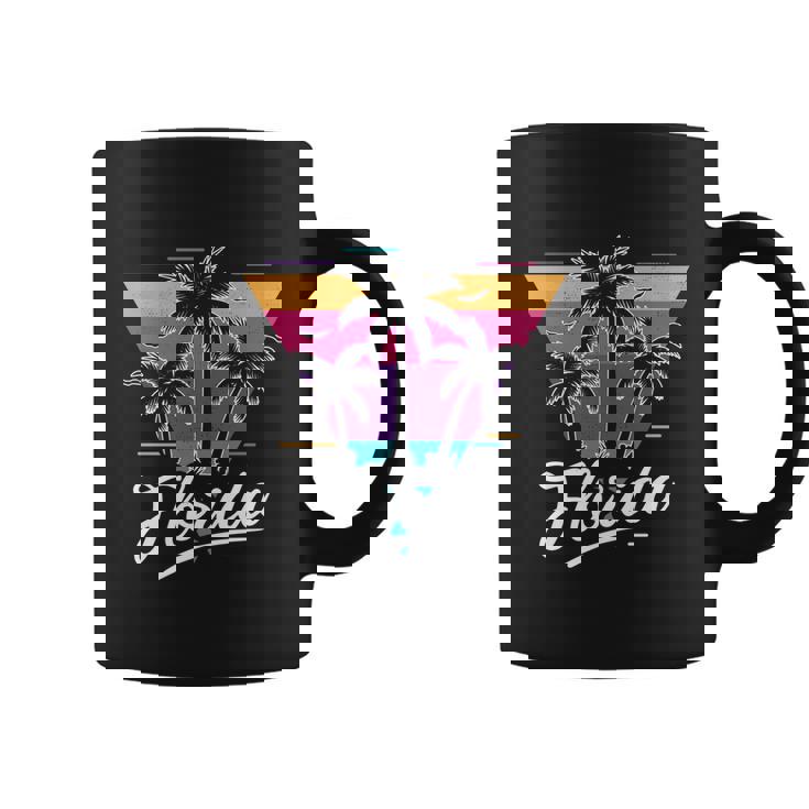 Love Florida Vintage Gift Sunset Style Design Idea 80S Gift Coffee Mug