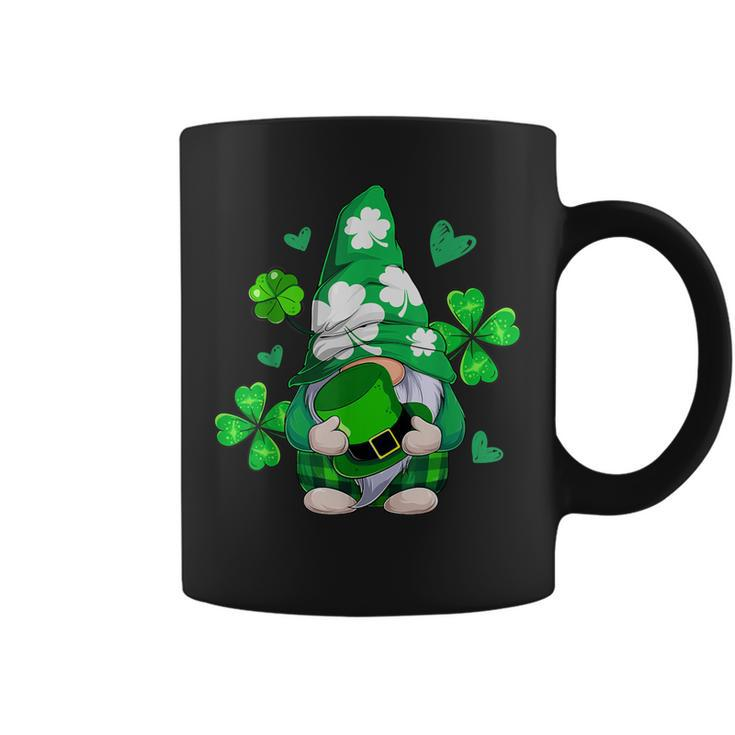 Love Gnomes Irish Shamrock St Patricks Day Four Leaf Clover  Coffee Mug