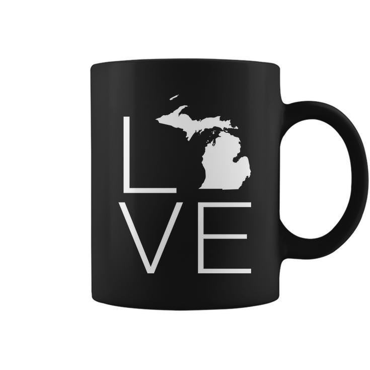 Love Michigan Coffee Mug