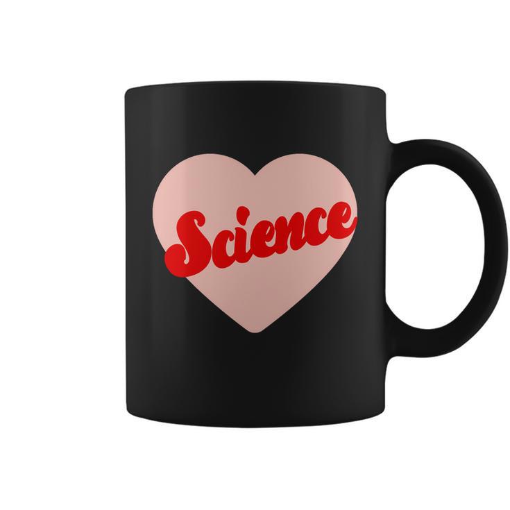 Love Science Retro Heart Coffee Mug